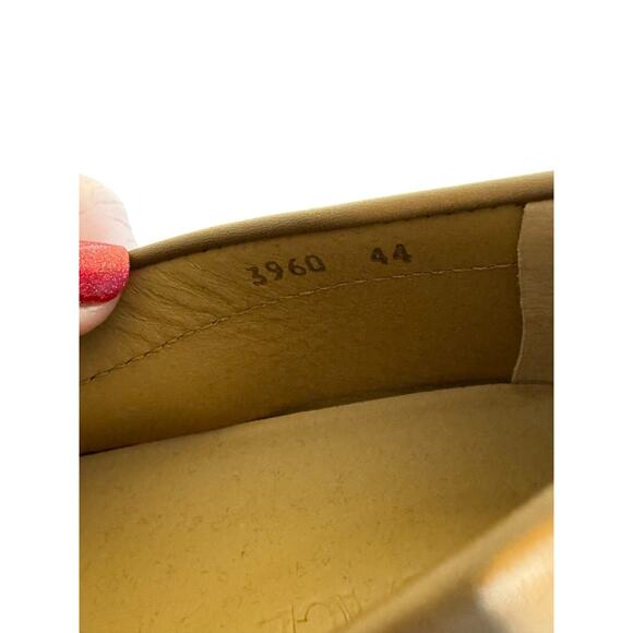 Versace NIB Medusa Biggie Driver Loafers in Dark Toffee Size 44 - Picture 11 of 12